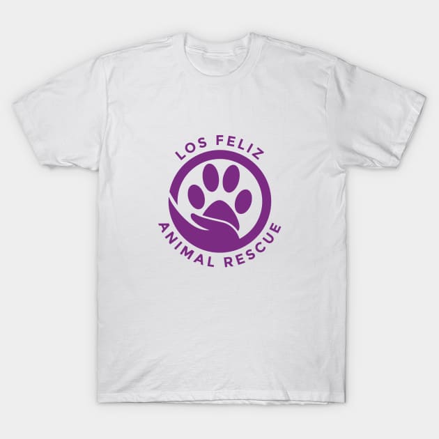 Los Feliz Animal Rescue Logo T-Shirt by losfeliz